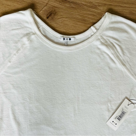 Three Dots Raglan High Low Top - Picture 5 of 14